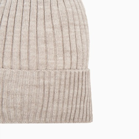 Female Winter hat, beige color, size 52-56-6