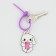 Acrylic shirt -shirt “Bunny” 15 x 6 cm