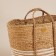 Belly basket wicker Sl Home Orden, cotton, hyacinth, 42 × 24 × 35 cm