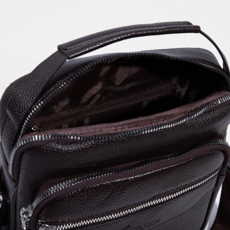 Male bag, brown color-5