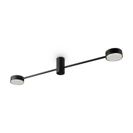 Freya FR5363CL-02B1 TACTIC, 680x80x90 mm ceiling lamp, GX53, 2x16W, black color-1