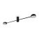 Freya FR5363CL-02B1 TACTIC, 680x80x90 mm ceiling lamp, GX53, 2x16W, black color