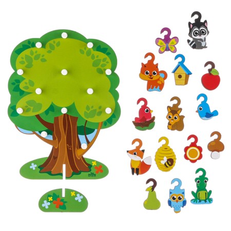 Toy with hooks "Forest tree"-8