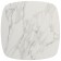 Journal table "Quadro", 600 × 600 × 418 mm, color white marble