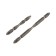 The set of tundra, steel S2, round magnet, double -sided, PH2 x 65 and 100 mm, 2 pcs.