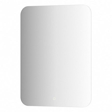 Mirror with Defesto LED backing 25 W, 60x80 cm, sensory switch, warm white light