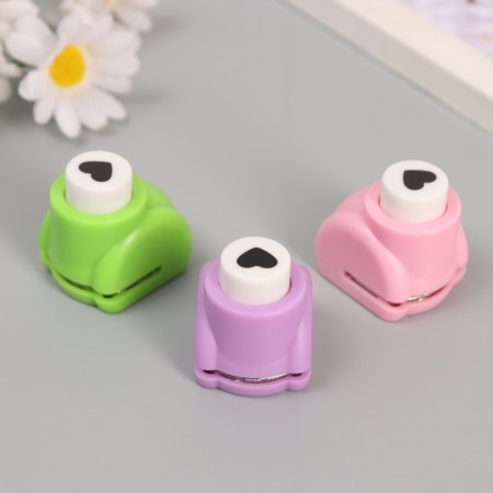 Figure hole "Heart" d = 1 cm 3x2.5x3 cm mix