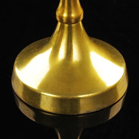 Aluminum "Versailles" per 1 candle 9x9x21.5 cm-3