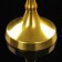 Aluminum "Versailles" per 1 candle 9x9x21.5 cm