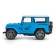 Metal jeep machine, inertial, blue color