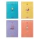 A4 notebook, 96 sheets in a cage on the crest of "Smeal", cover coated cardboard, OFSET block, mix