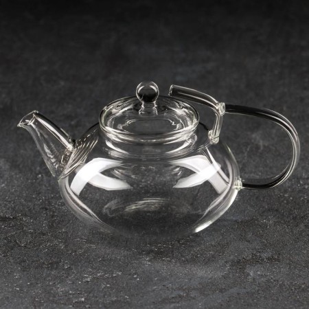 Glass teapot with metal sieve "Maria", 400 ml