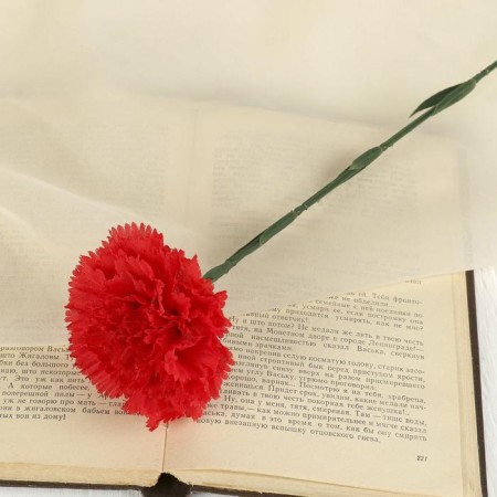 Artificial flowers "Red cloves" 46 cm d-8 cm