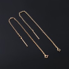 Fundamentals for Puset 100 × 0.8 mm, broach with a chain, color gold (steam)