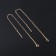 Fundamentals for Puset 100 × 0.8 mm, broach with a chain, color gold (steam)