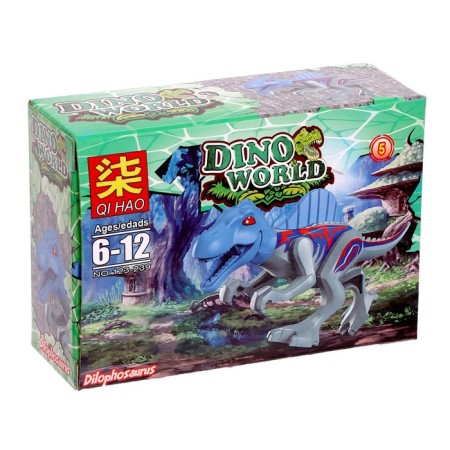 Block designer "Dinosaurs", 12 species, mix-15