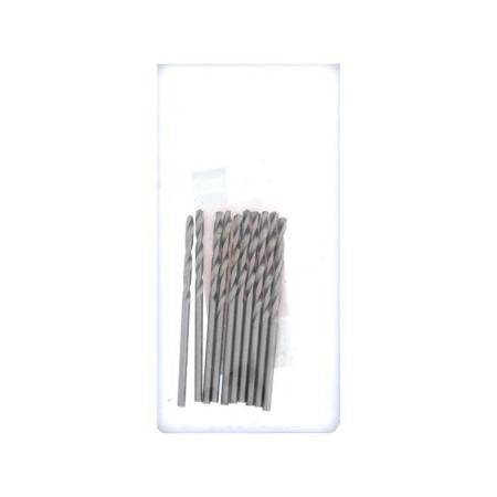 LOUM metal drill, HSS, cylindrical shank, 2 x 50 mm, 10 pcs.-2