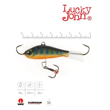 Balancir Lucky John Baltic 6 + tee, 6 cm, color 103 blister-1