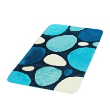 Bathroom mat, Pepple room, blue color