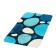 Bathroom mat, Pepple room, blue color