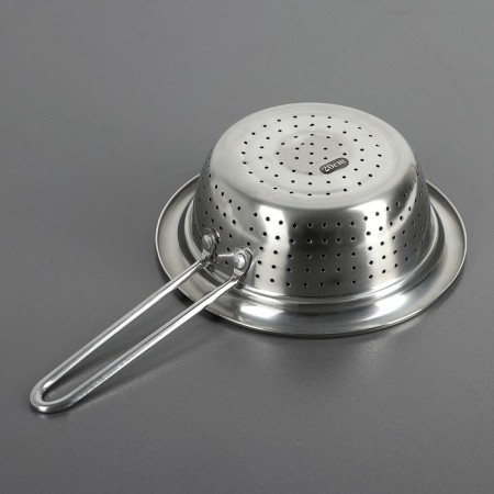 A colander made of stainless steel of the "Goodwin" share, d = 20 cm, a long handle-1