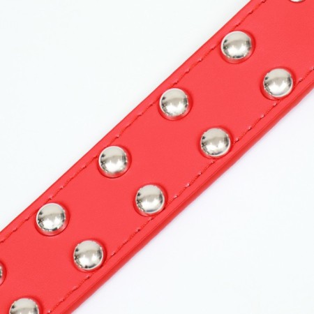 The collar of the clinker in 2 rows, 65 x 3.4 cm, Osh 50-60 cm, red-3