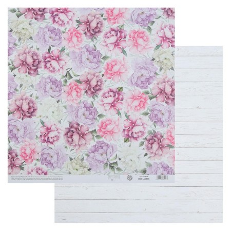 Scrapbooking paper "Blooming Garden", 30.5 x 32 cm, 190 g/m²-2