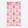 Paper stickers of evaluation "Yummy", 10.5 × 18 cm