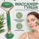 Massage for the face and neckline, 14.5 × 5 cm, PVC-clock, green color