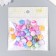 Beads for creativity plastic "flattened circles of marble" colored 20 g 1.3x1.3x0.5 cm