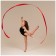 Ribbon for rhythmic gymnastics with a stick Grace Dance, 4 m, color fuchsia