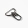 Metal carbine, 42 × 30 mm, 5 pcs, black nickel color