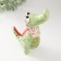 Souvenir Ceramics "Crocodile with a scarf" Green 14.2x9.5x24.5 cm