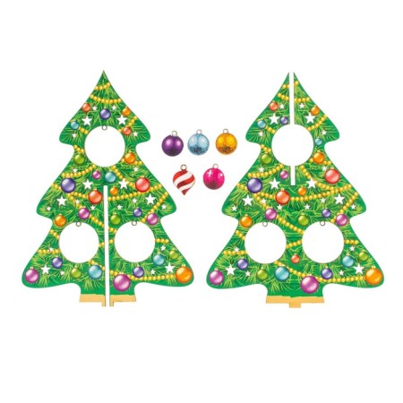 New Year! Model made of wood "Fir tree team. Elegant beauty "-4