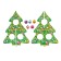 New Year! Model made of wood "Fir tree team. Elegant beauty "
