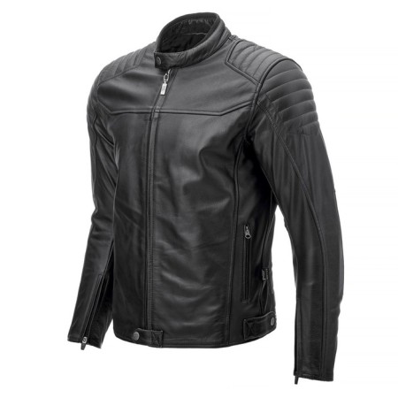 Leather jacket Moteq rider, male, size s, black