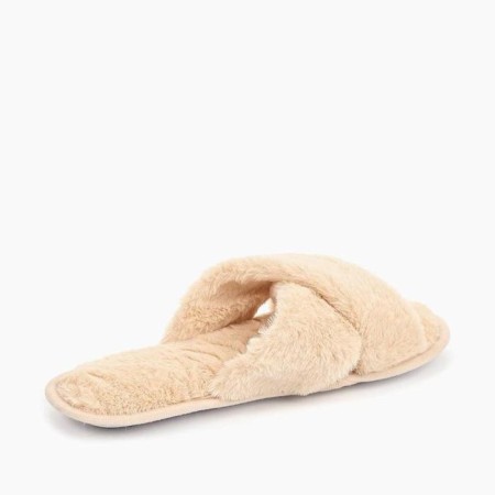 Slippers # 2 women, size 36.5, beige color-4