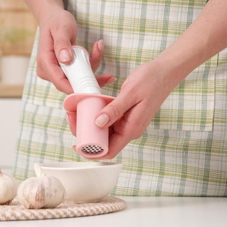 Press for garlic shares "cone", 11 cm, color mix-4