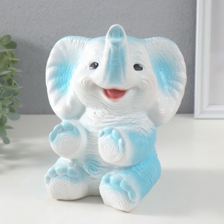 Pigger "Elephant" Blue, height 19 cm, width 15 cm, length 13 cm-1