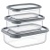 A set of food containers EMHOUSE, 3 pcs, color mix