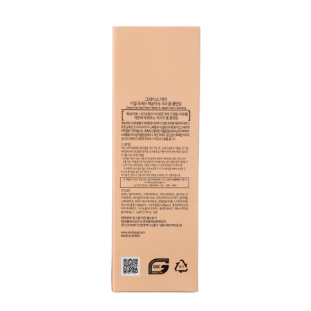 Grace day face foam, refreshing and cleansing, with peach and apple, 100 ml-3