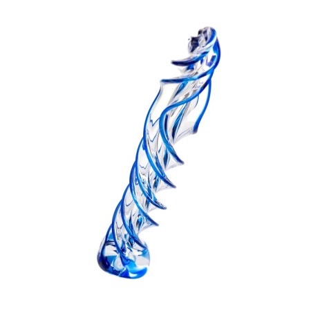 Unrealistic phallimitator Sexus Glass, glass, transparent, 18.5 cm-2