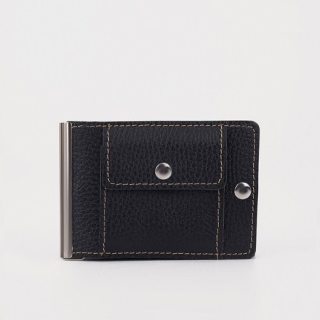Building for bills on a magnet, a coin department, black color