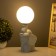 Table lamp "Elephant" 1x40W E14 gray 12.5x12.5x31cm
