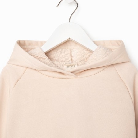 Kids (hoodies, trousers) casual collection kids beige color, height 128-14