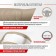 SkyWay braid, leather, size m, beige, with a white strip, S01102320