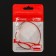 TORSO keychain, steel cable, 25 cm, red