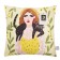 Pillowess Decorative Ethel "Girl with a Cat" 40x40 cm, 100% p/e, velor