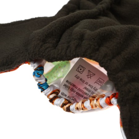 Panties-scammer, reusable, carbon-bamboo fabric, "donuts", from 0-12 months.-8