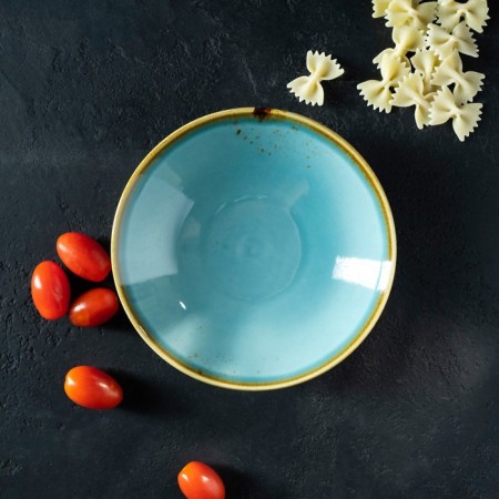 Porcelain salad Magistro "Cerera", 400 ml, d = 16.5 cm, blue color-2